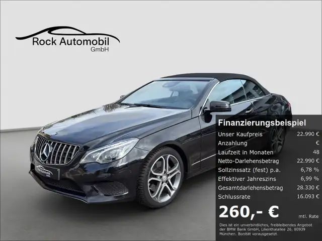 Mercedes-Benz E 220 CDI Cabrio 7G Airscarf LED Multikontursitze*Garant