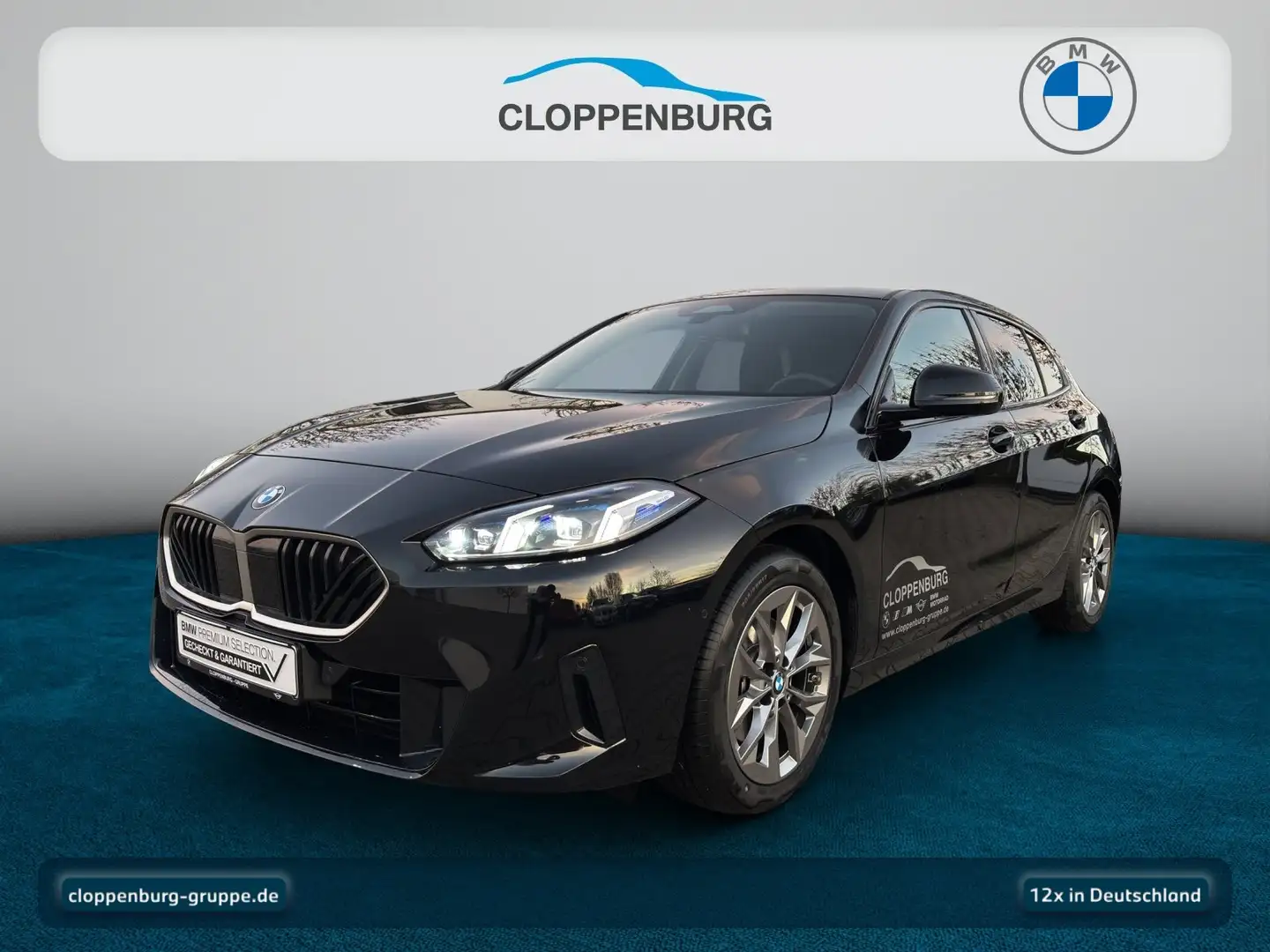 BMW 120 Navi+SHZ+KeyGO+HiFi+Fernl.Ass+Spurass.+Apple Schwarz - 1