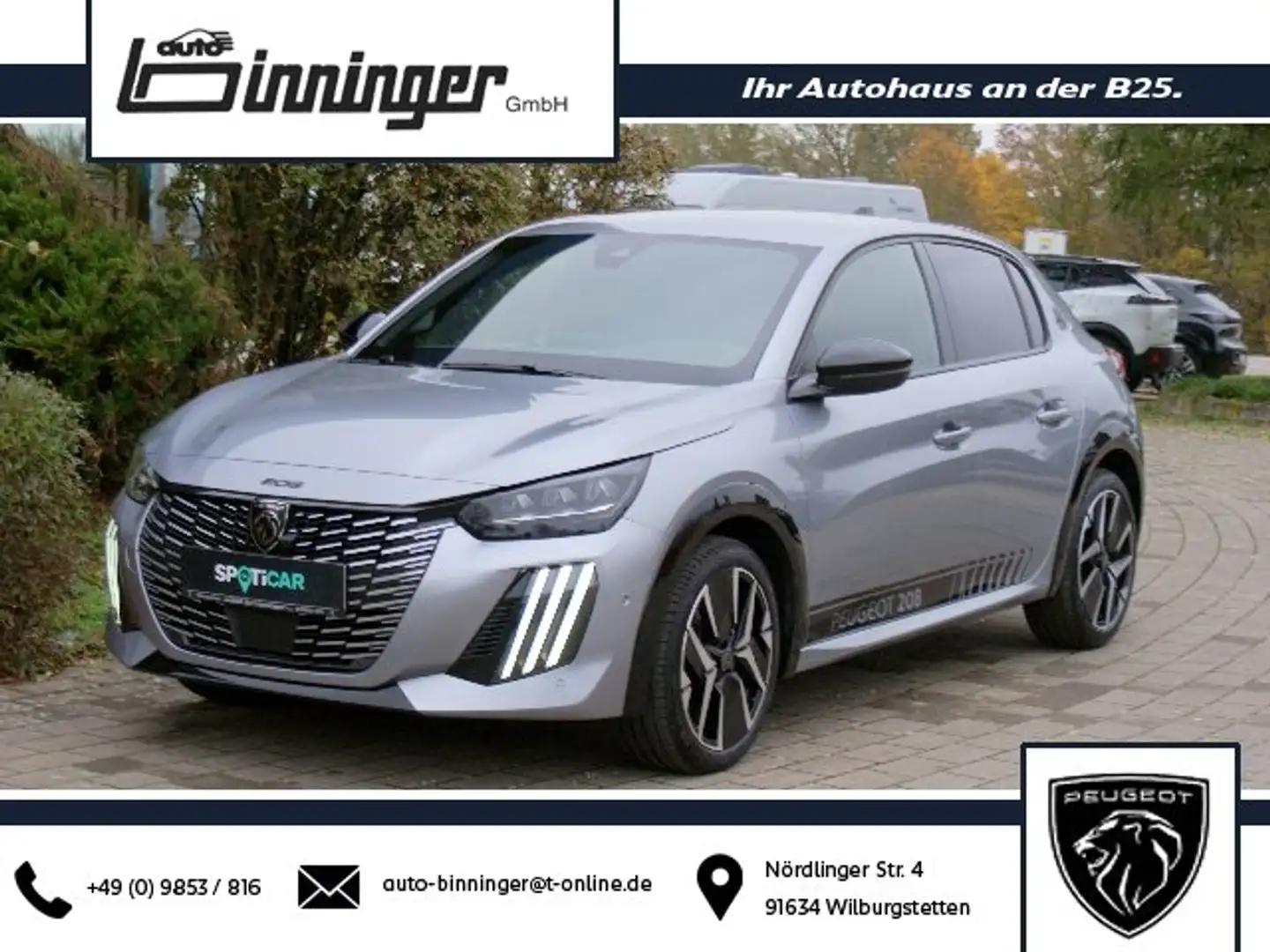 Peugeot 208 GT PureTech 100 - LMF 17"/Drive-Assist/Rückf360 Silber - 1