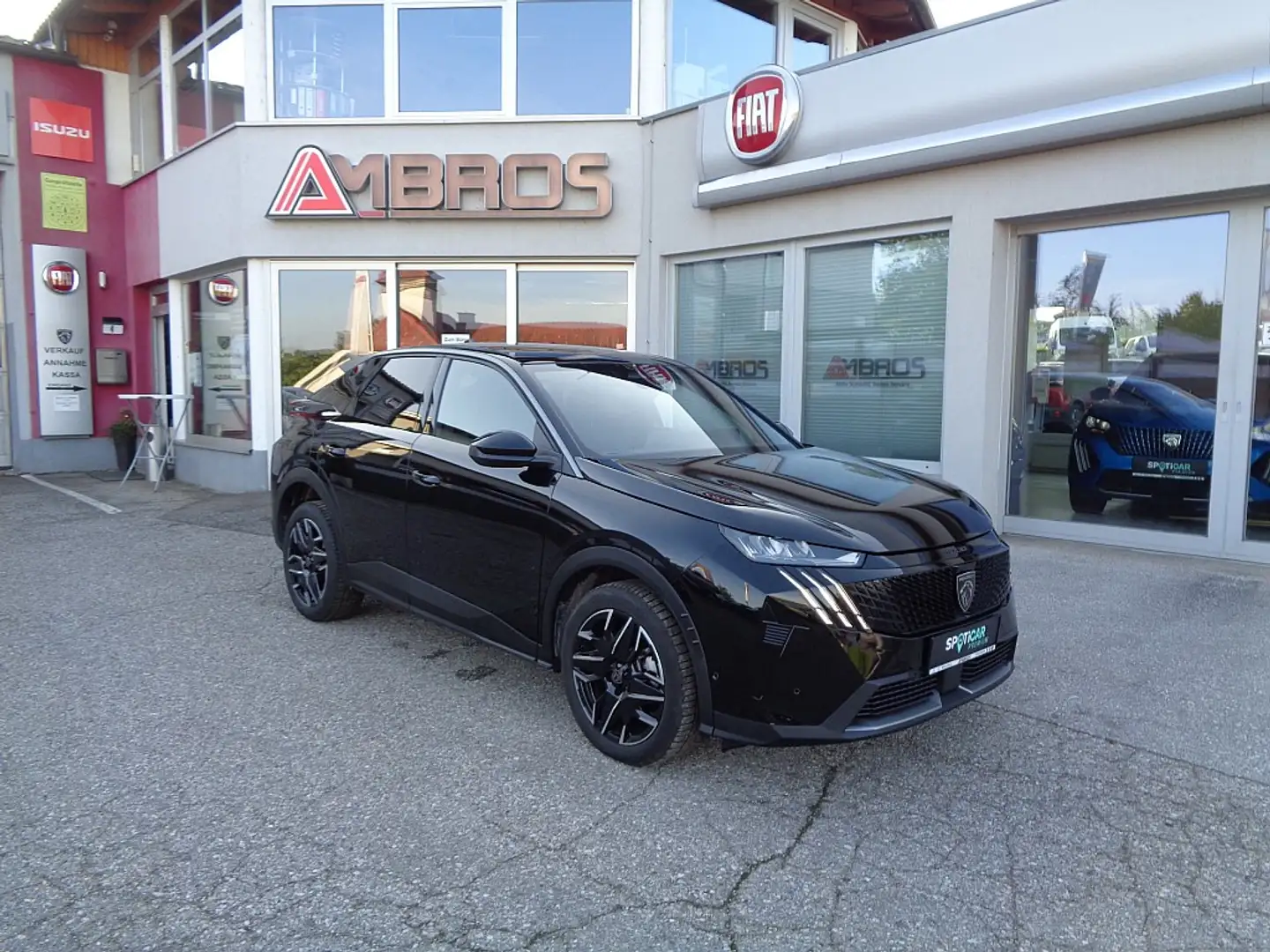 Peugeot 3008 Hybrid 145 E-DCS6 Allure Automatik Mildhybrid Schwarz - 1