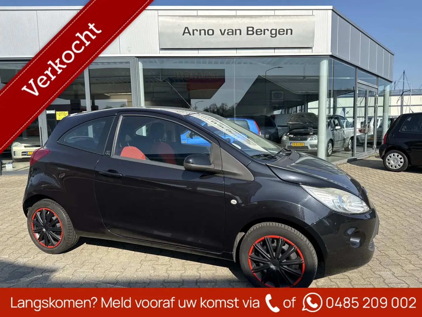 Ford Ka/Ka+ 1.2 Titanium X, airco. Negro - 1