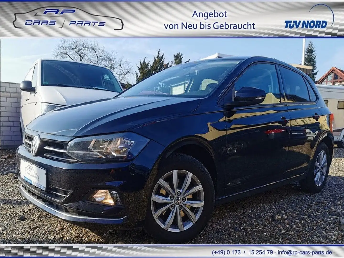 Volkswagen Polo VI Highline#Volldigital#Navi#SHZ#PDC#Temp# Noir - 1