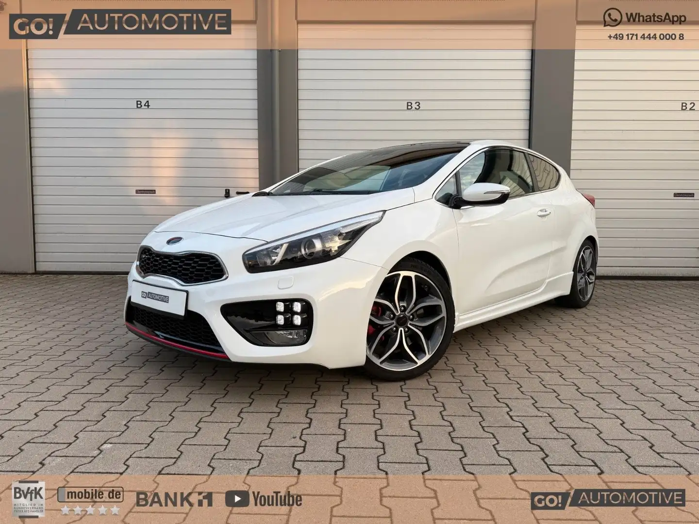 Kia Ceed / cee'd Ceed GT-Track+Xenon+DAB+Pano+erst 24 TKM, TOP!!! Wit - 1