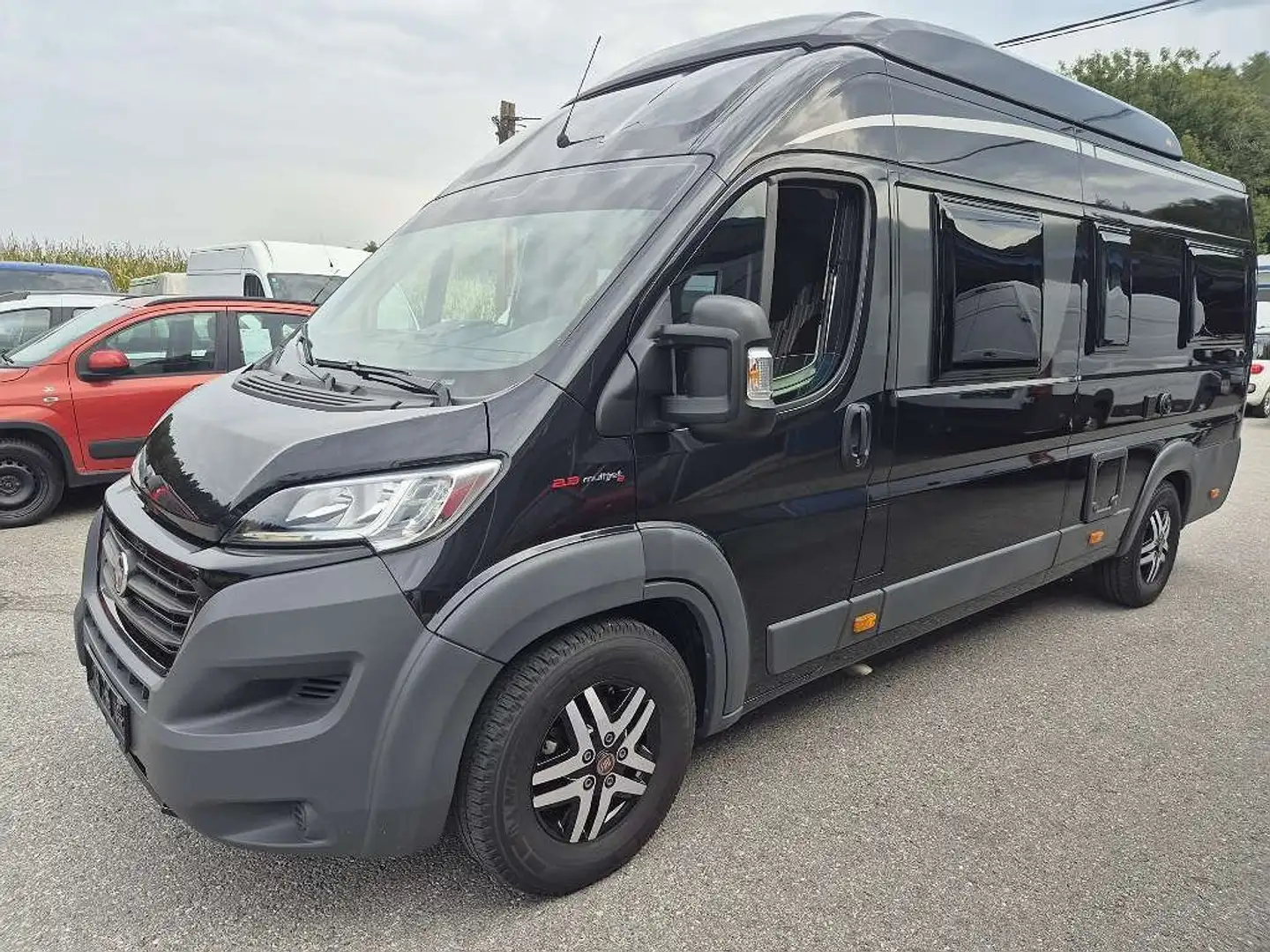 Caravans-Wohnm Pössl Ducato L4H2 Maxi2, 3Mjet2 Dethleffs AHV SkyUp Zwart - 1