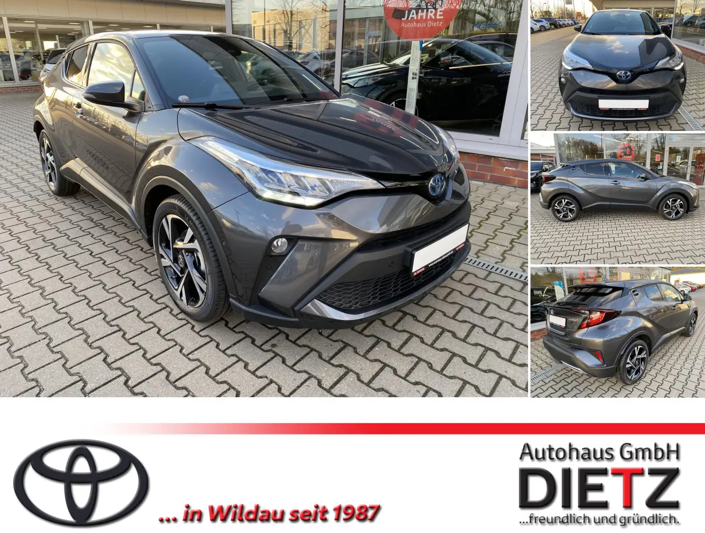 Toyota C-HR 2.0 Hybrid Team D+  Winterräder  (EURO 6d) Zwart - 1