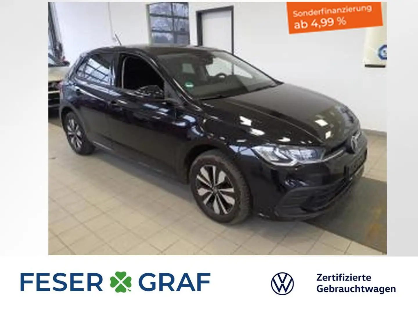 Volkswagen Polo MOVE 1.0 TSI 7-DSG NAVI KAMERA GJR Schwarz - 1