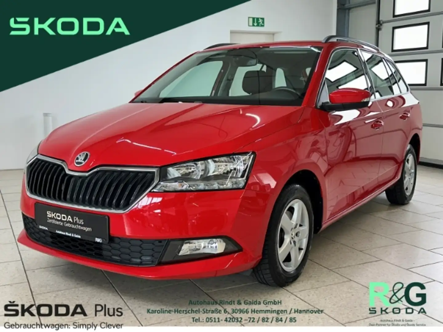 Skoda Fabia Combi So 1.0 MPI Climatronic SHZ PDC Freisprech Rot - 1