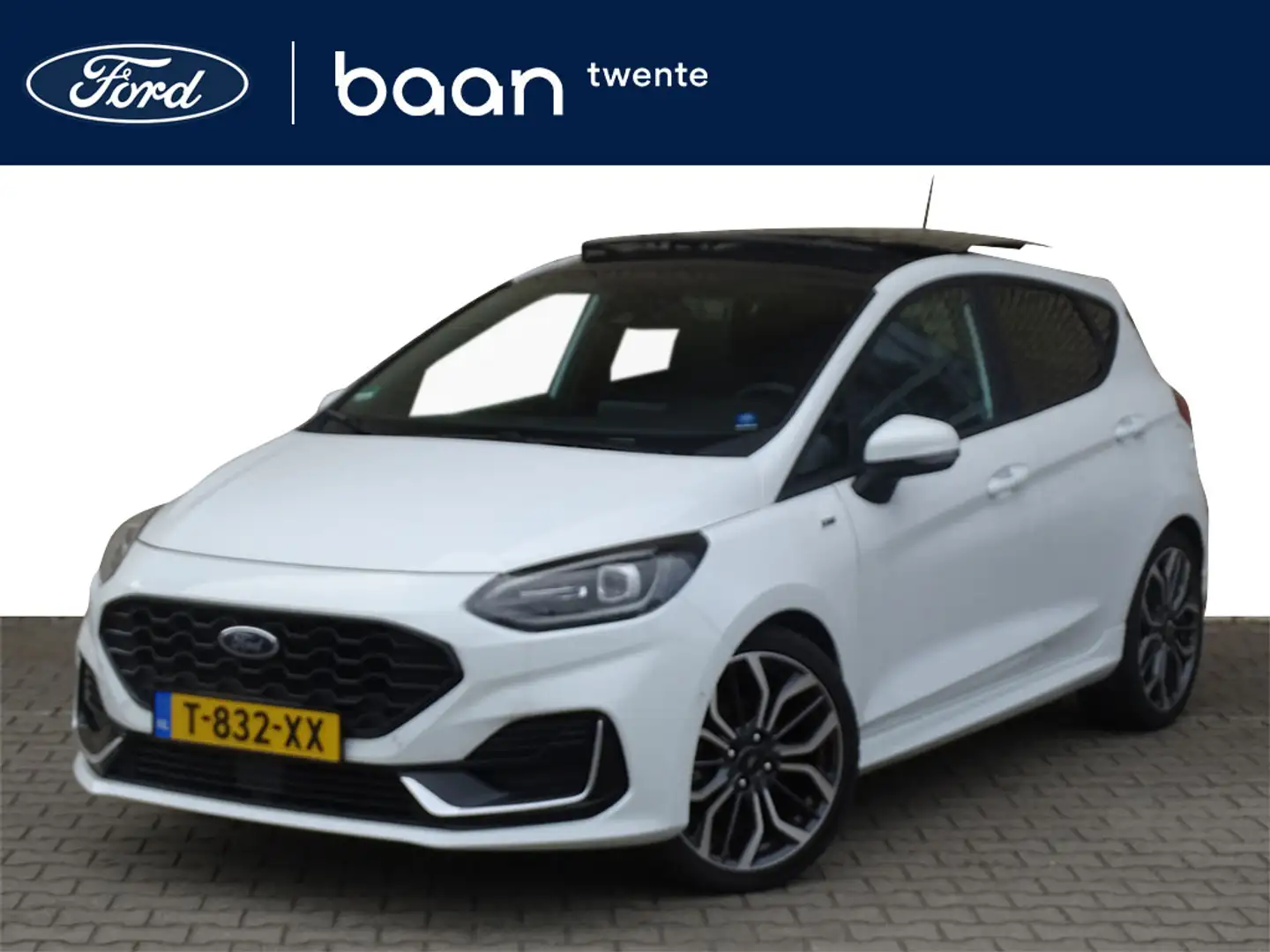 Ford Fiesta 1.0 Turbo 155pk Mild Hybride ST-Line Vignale | Pan Blanc - 1