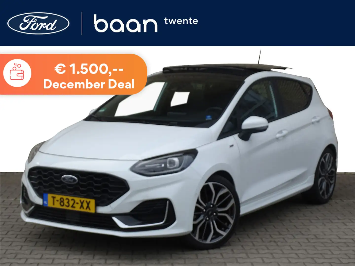 Ford Fiesta 1.0 Turbo 155pk Mild Hybride ST-Line Vignale | Pan Blanco - 1