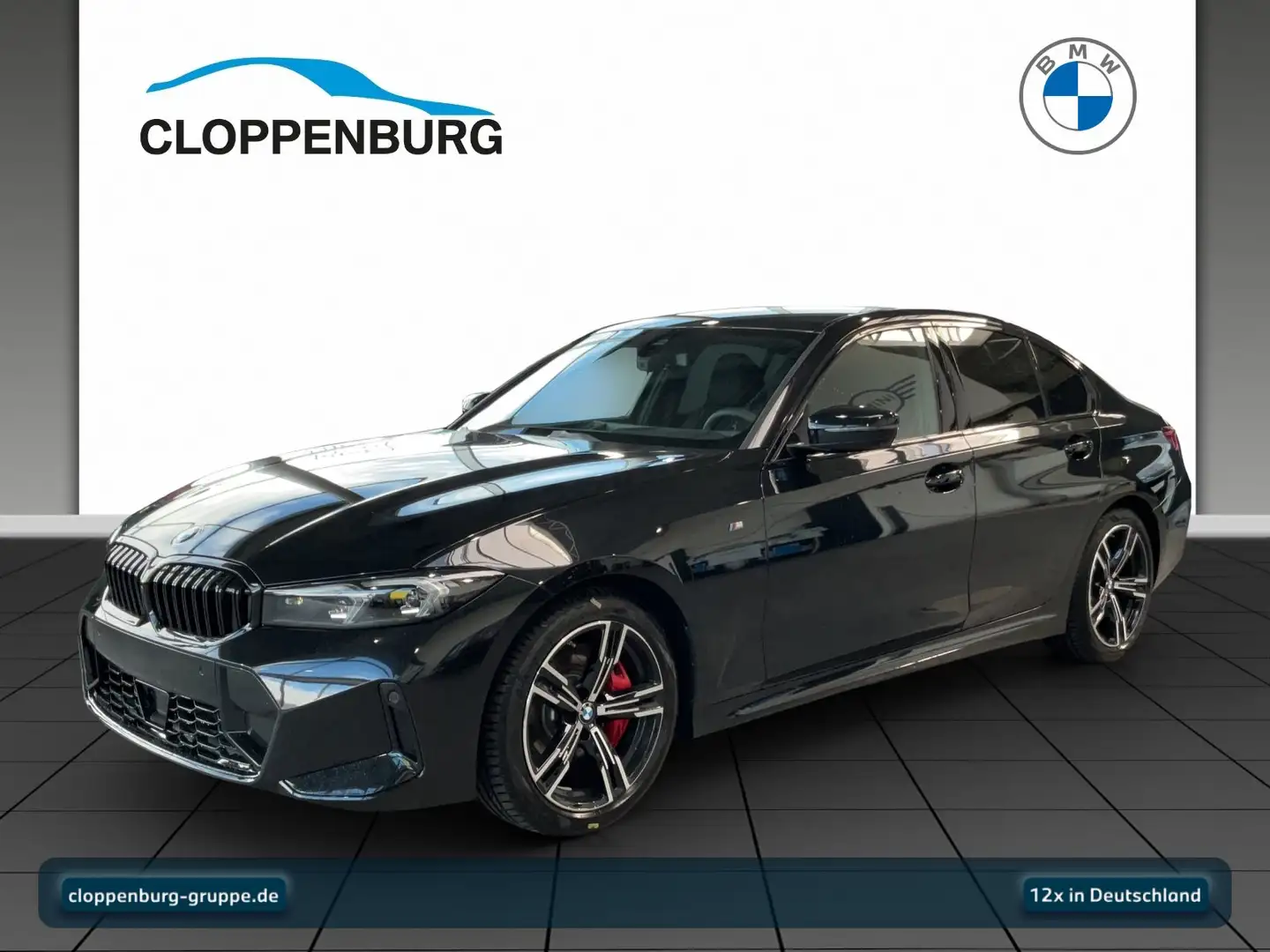 BMW 320 d Limo. M SportpaketPro+Head-Up+AHK+LED Schwarz - 1