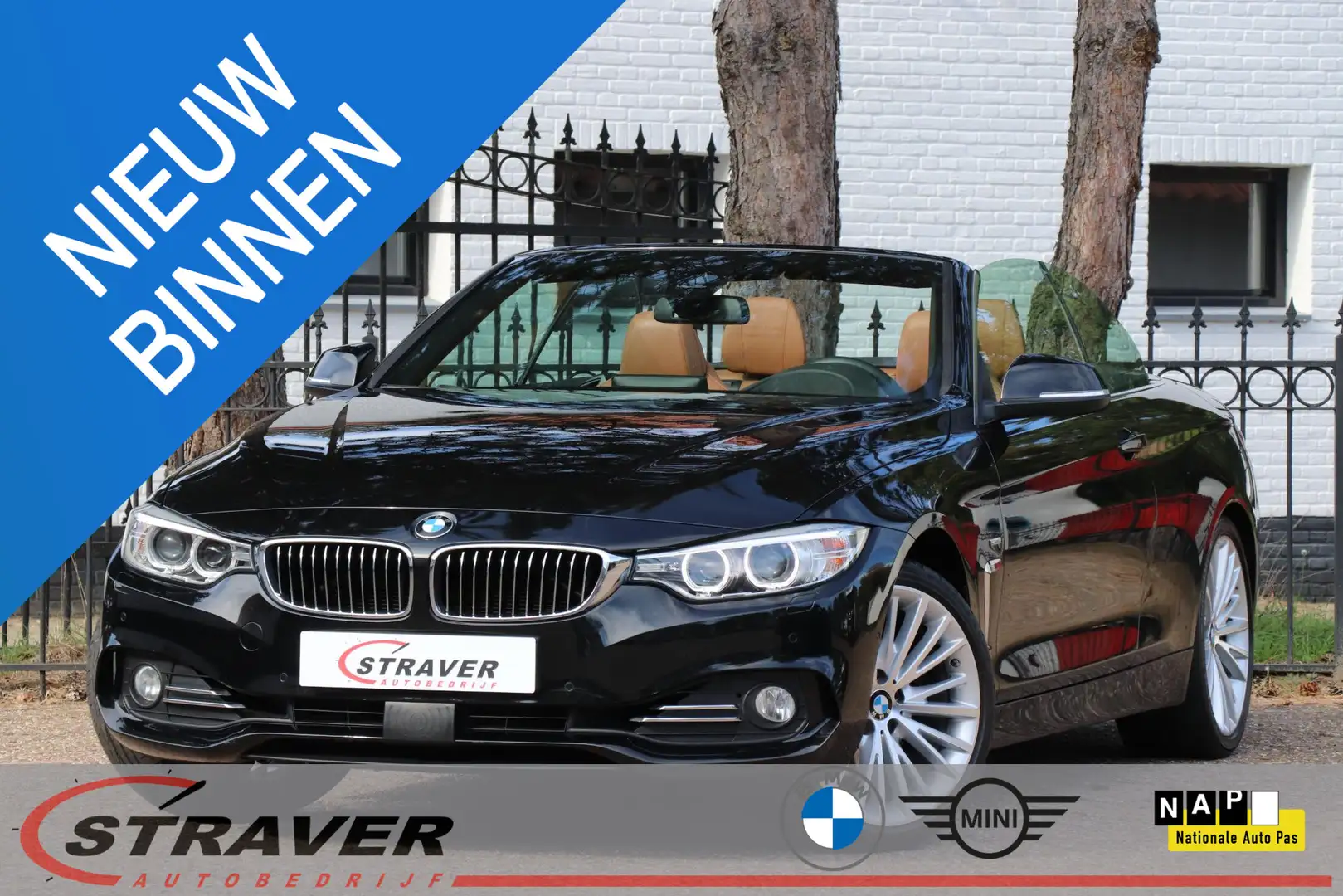 BMW 428 4-serie Cabrio 428i High Executive |Harman/Kardon Schwarz - 1