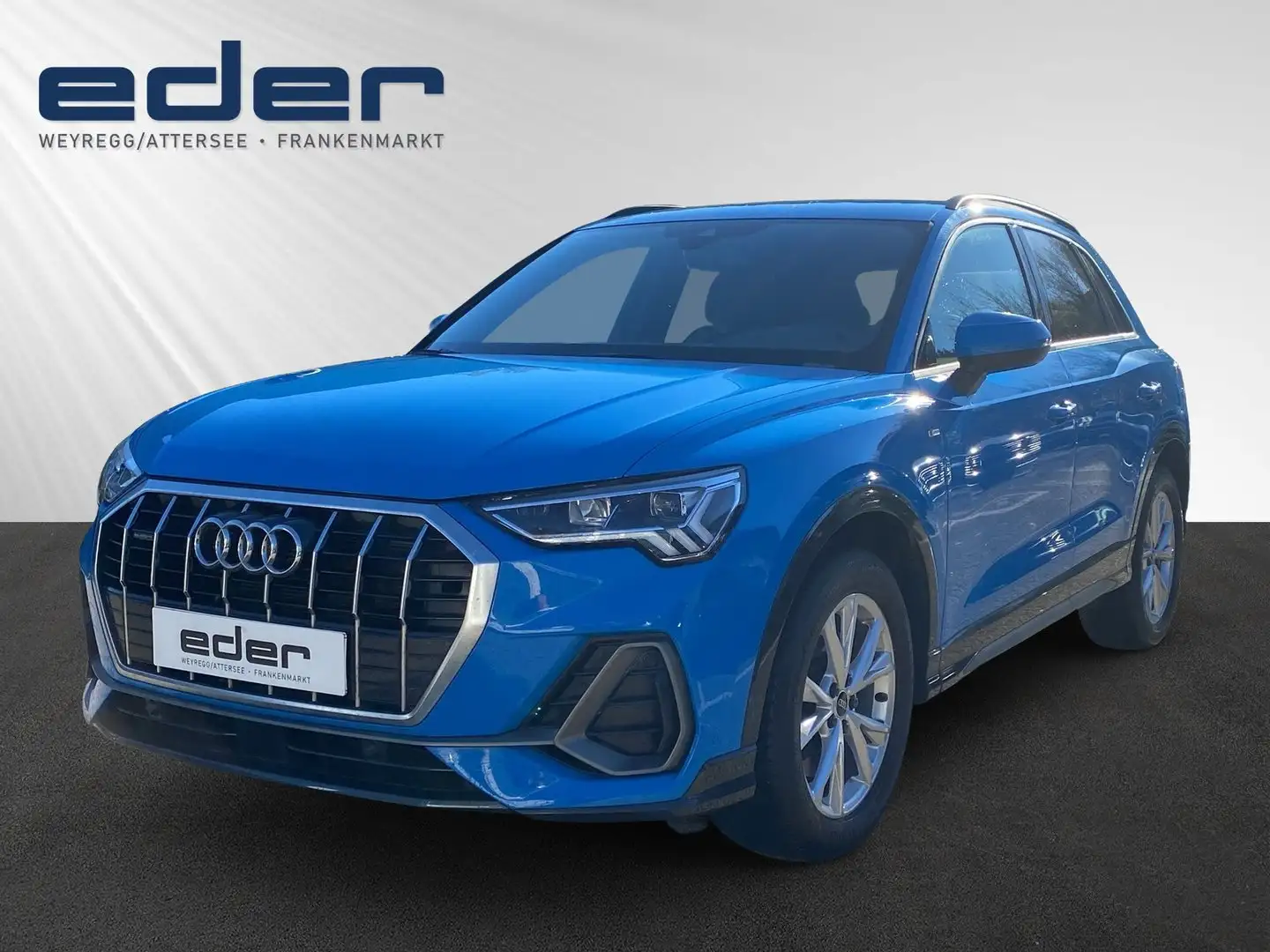 Audi Q3 40 TFSI quattro S line exterieur Bleu - 1