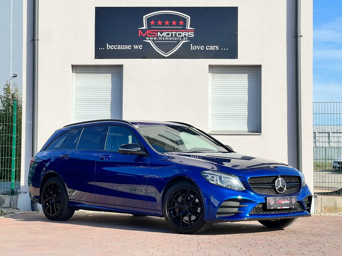 Mercedes-Benz C 220 C 220 d T Aut.*AMG*360 KAMERA*ACC*DESIGNO*KREDIT*GARANTIE Blau - 1