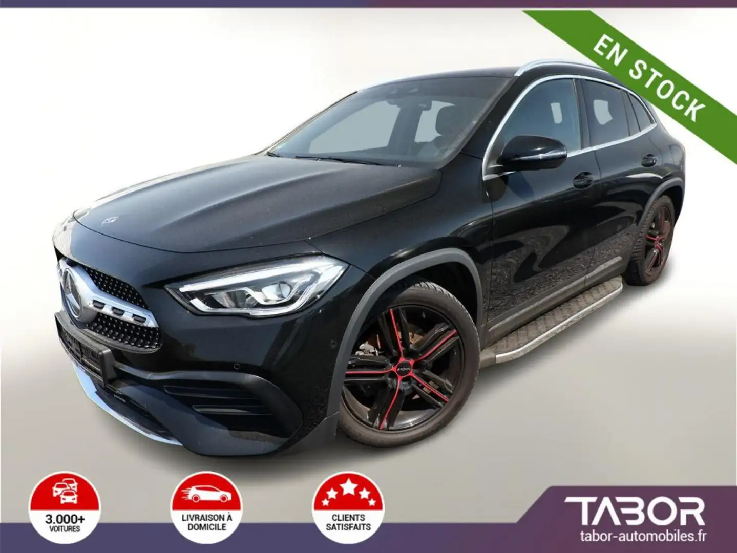 Mercedes-Benz GLA 200 200 DCT AMG Line cuir ParcAs Noir - 1