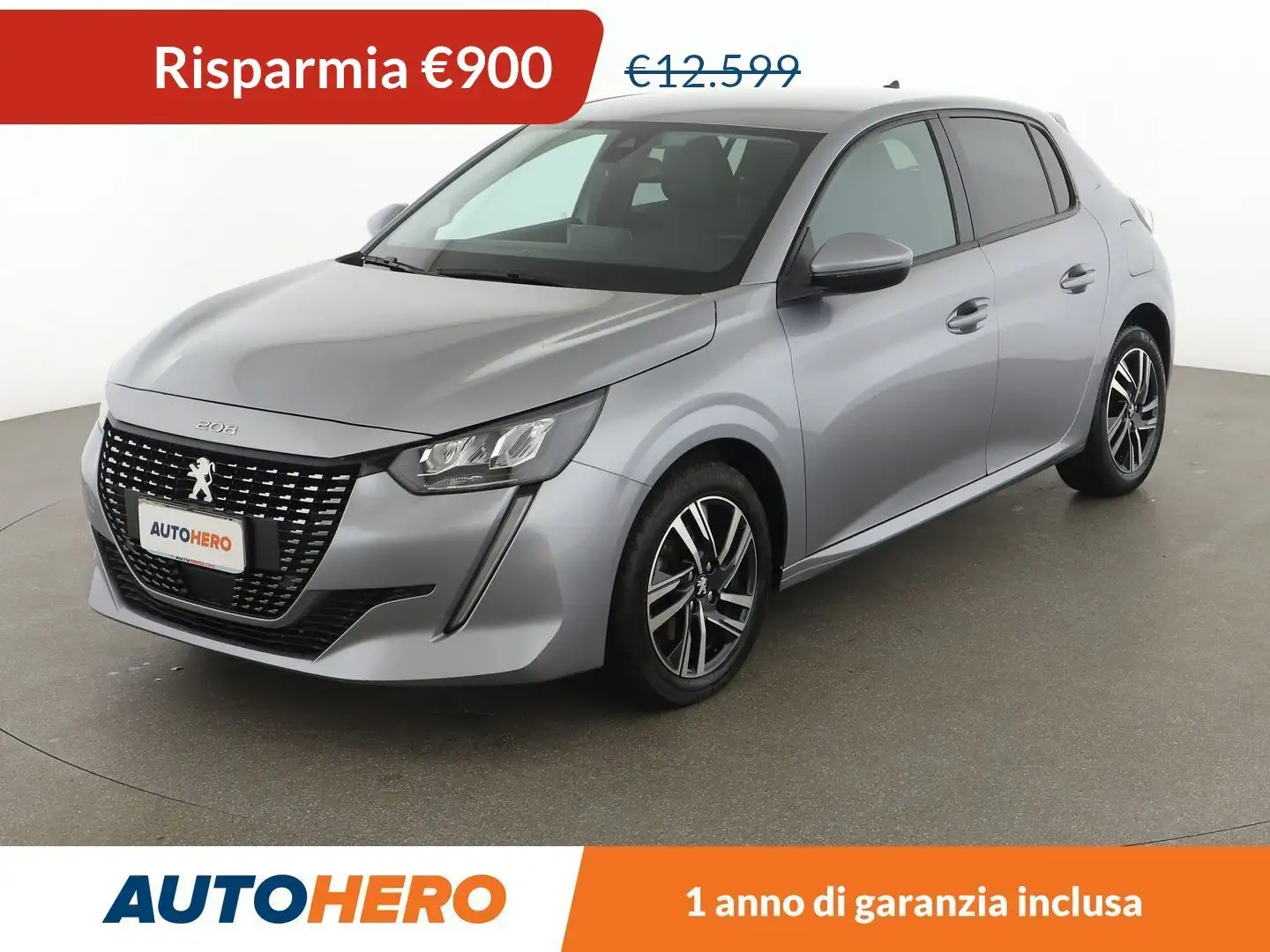 Peugeot 208 1.2 PureTech Allure Grau - 1