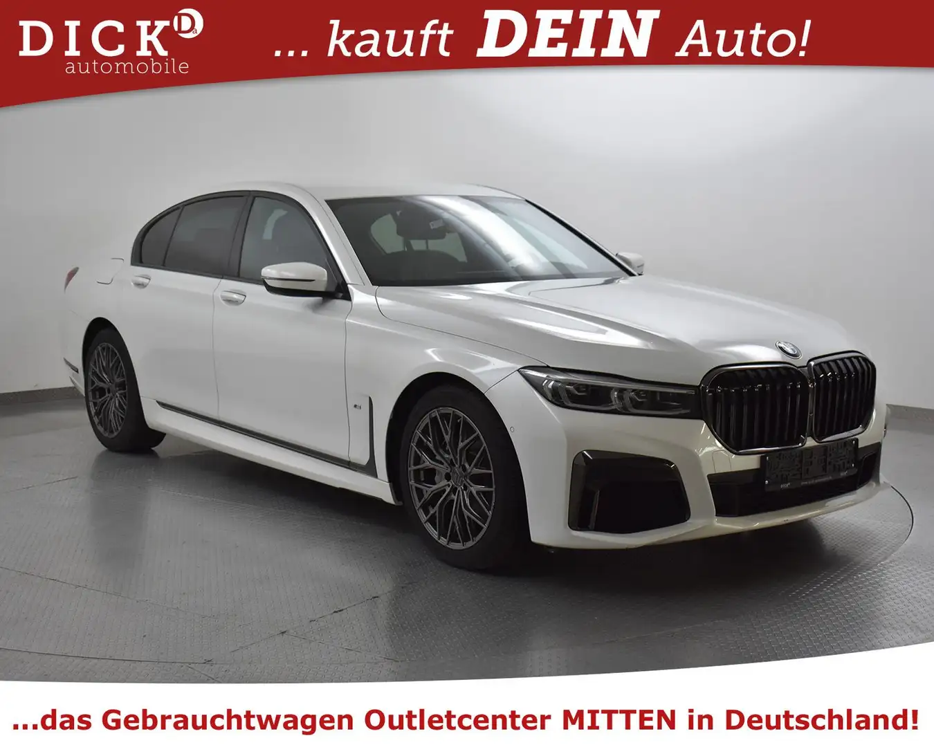 BMW 730 d Sport Aut M PAKET+LUFT+SOFT+KOMFORSI.+KAMER Blanc - 1
