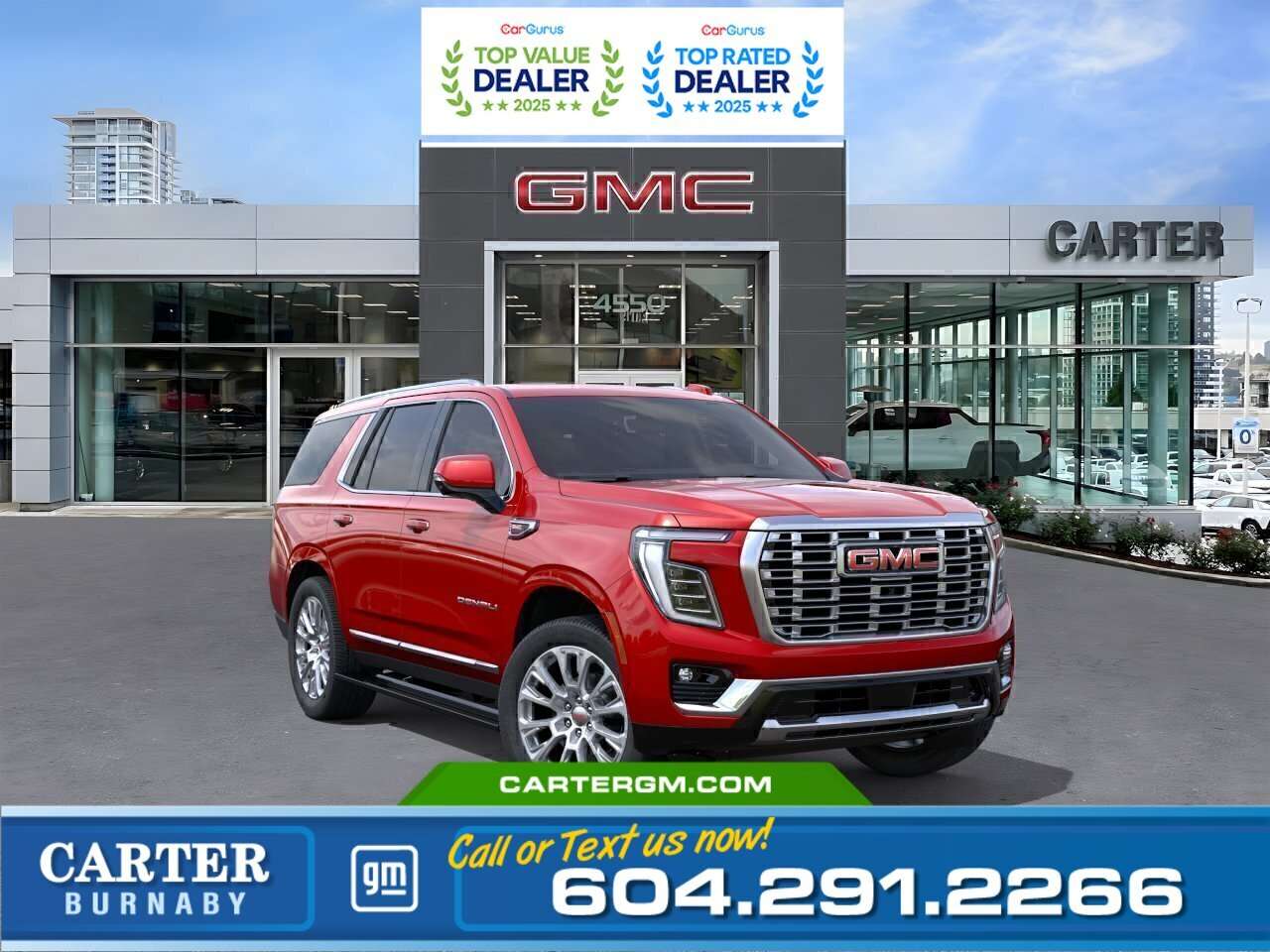 Red 2026 GMC Yukon SUV / Crossover Four-Wheel Drive Automatic