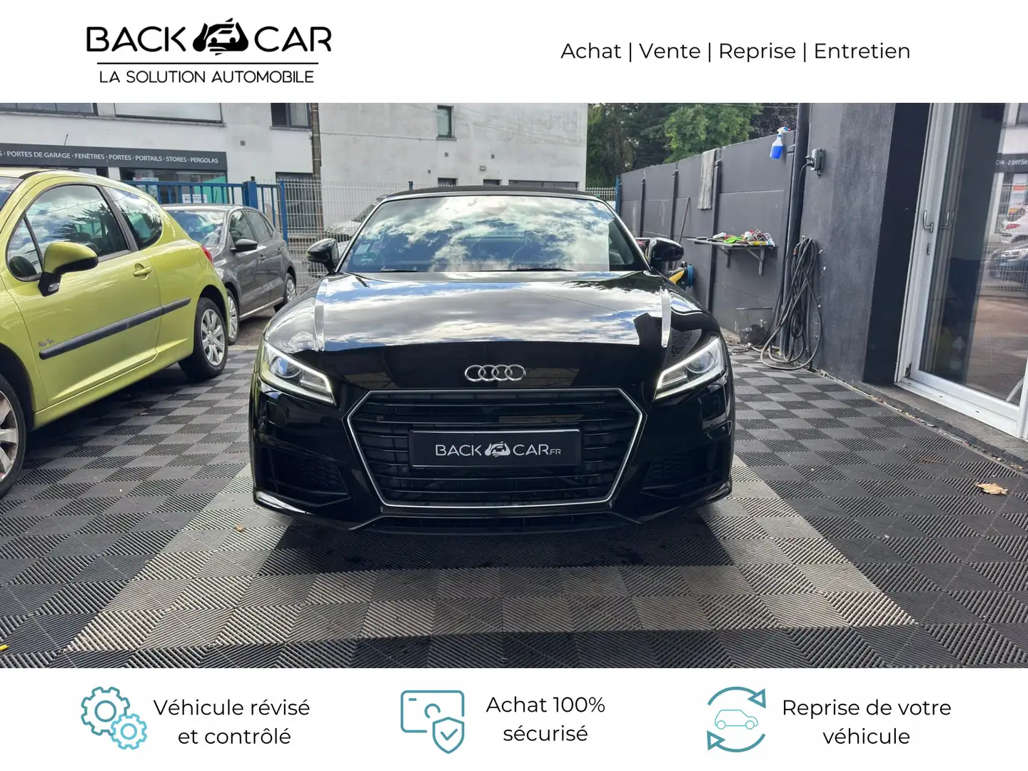 Audi TT 2.0 TFSI 230 Quattro S line S tronic 6 Zwart - 2