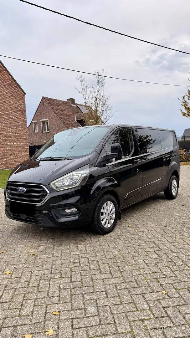 Ford Transit Custom L2 Automaat / Trekhaak / Lichte vracht / BTW wagen Zwart - 1