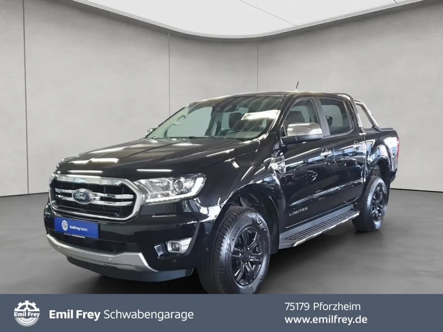 Ford Ranger 2,0 l EcoBlue Autm. Limited Zwart - 1