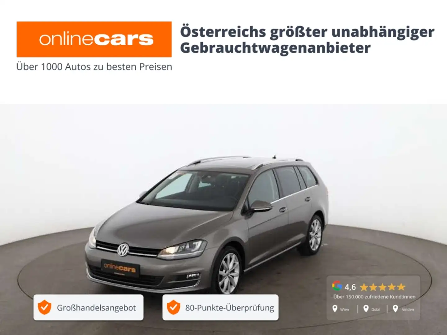 Volkswagen Golf Variant Golf VII Variant 2.0 TDI Highline Aut XENON SKY Šedá - 1