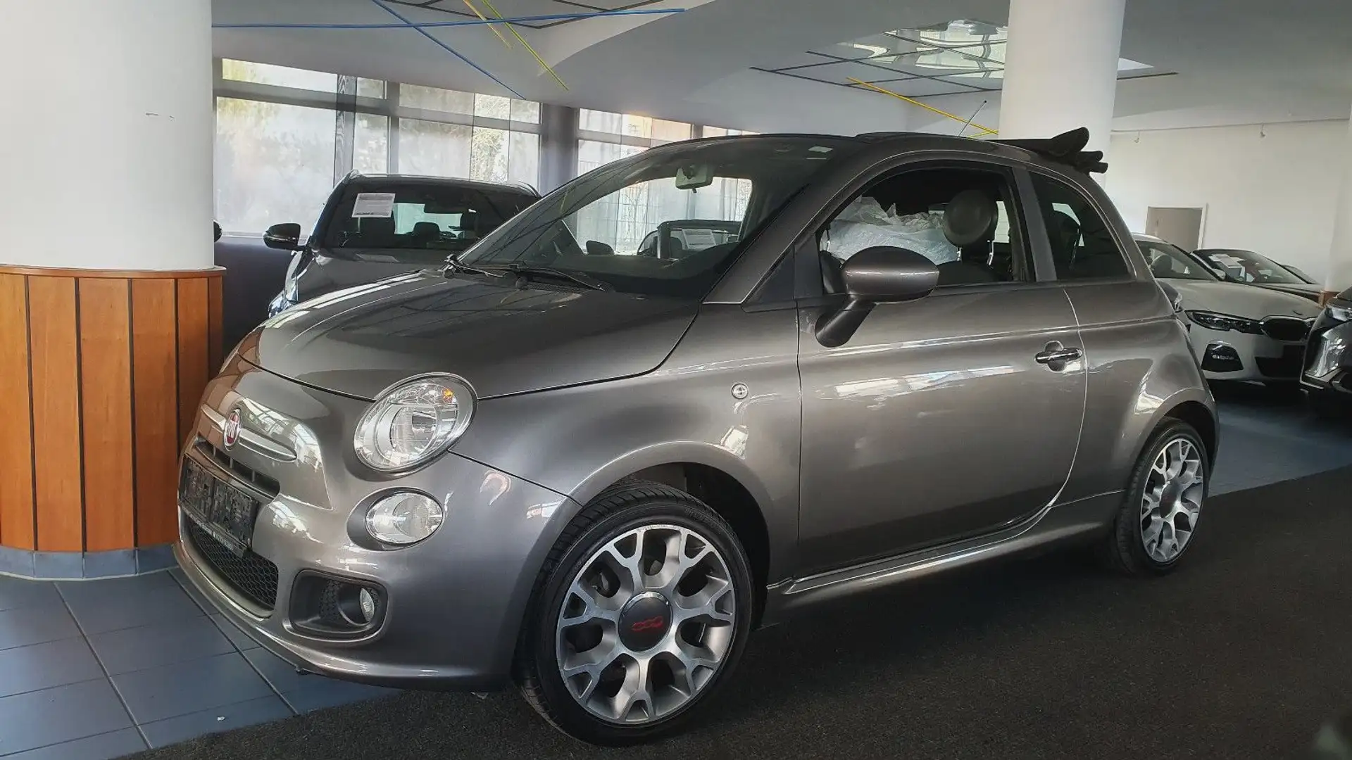 Fiat 500C 500 S Sport Paket/Bleu&Me/Klima/PTS/Sportsitze Grau - 1