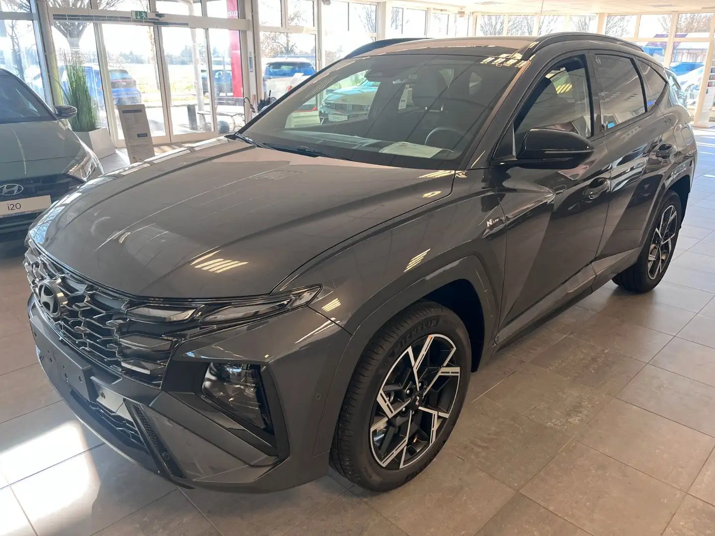 Hyundai TUCSON 1.6*Panoramadach*Hybrid N Line Auto Gris - 2
