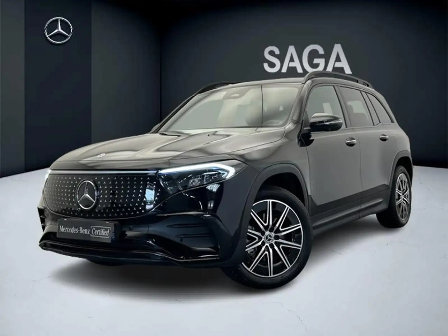 Mercedes-Benz EQB 250 250 + AMG Pack Night 7places Zwart - 1