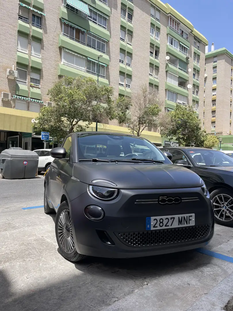 Fiat 500e Icon 320 km 87kw 118cv Gris - 1