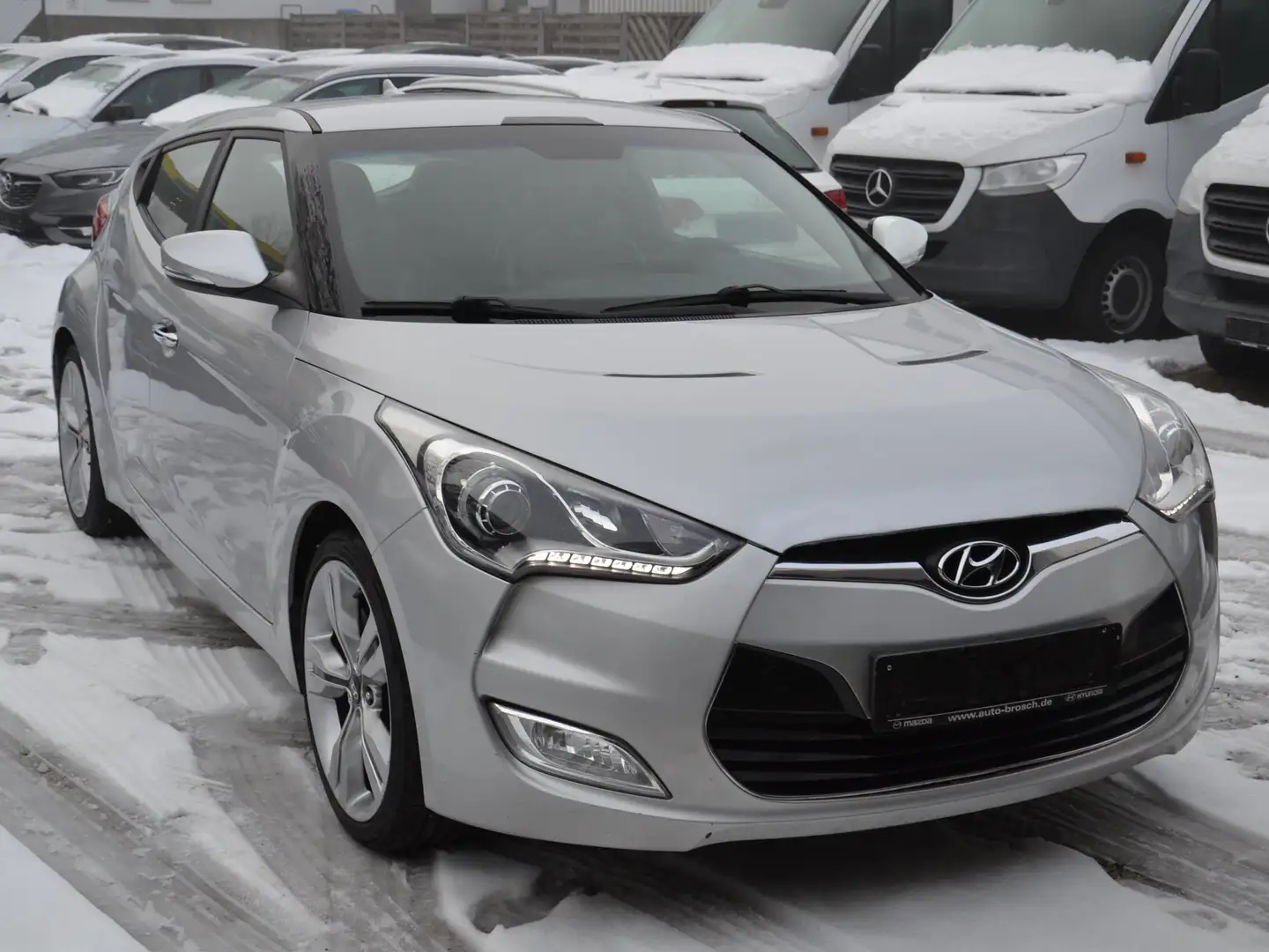 Hyundai VELOSTER Veloster 1.6 blue Premium Sport Edition 2.Hand Silber - 1