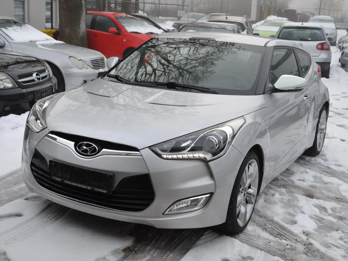 Hyundai VELOSTER Veloster 1.6 blue Premium Sport Edition 2.Hand Silber - 2