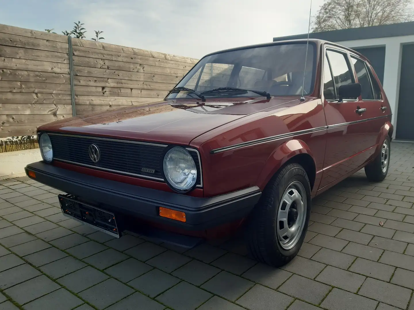 Volkswagen Golf CL Diesel Autom. m. H.-Zul. Top gepflegt Roşu - 1