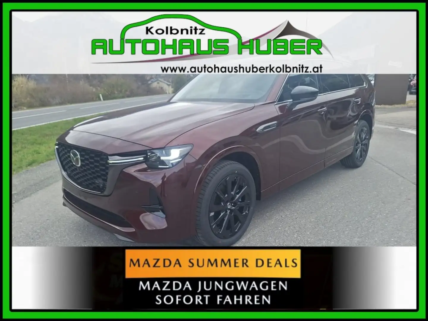 Mazda CX-80 CD254 AUT AWD HOMURA PLUS BLOP 7SITZE MY26 Rot - 1