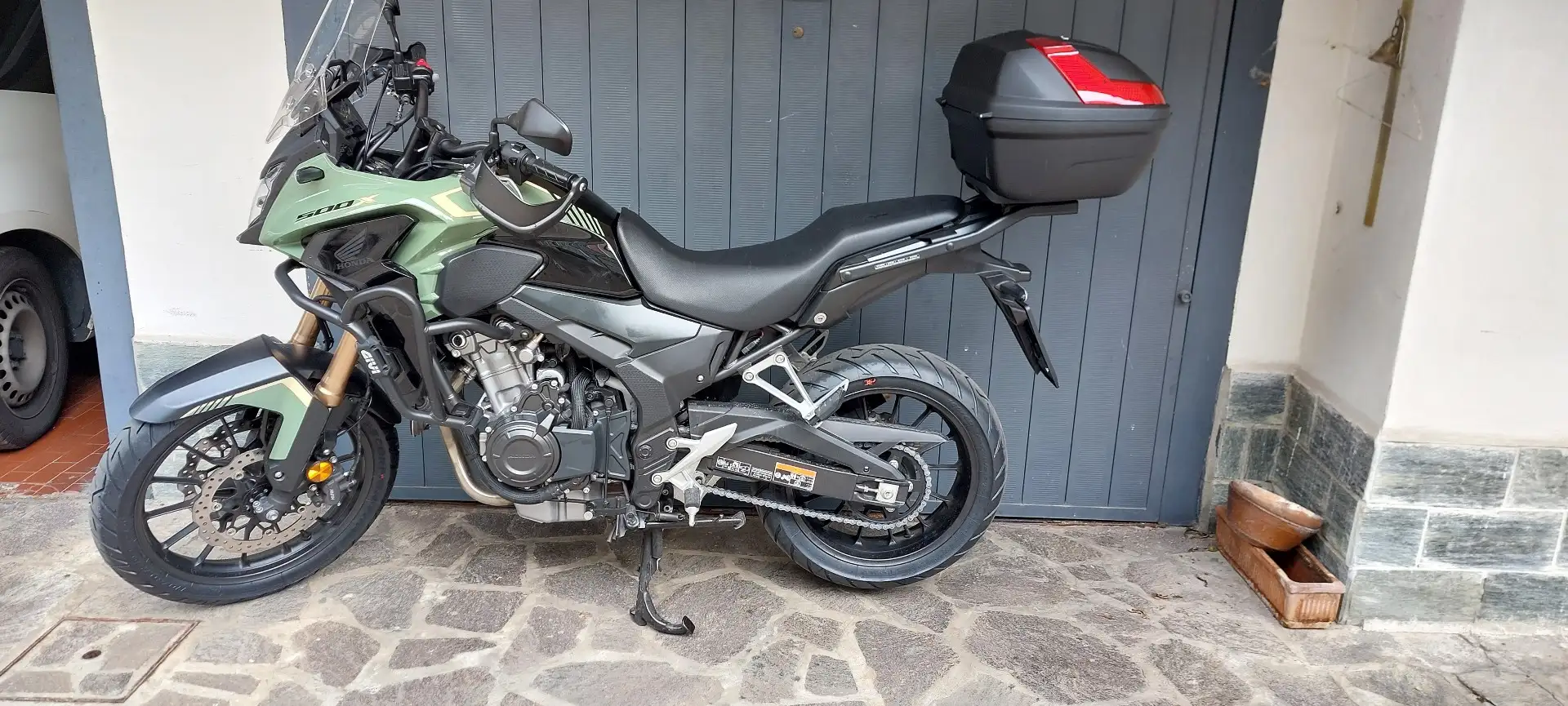 Honda CBX 500 Grün - 1
