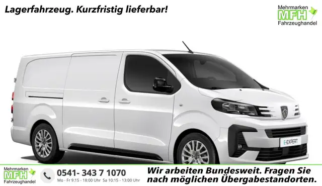 Peugeot Expert 75kWh L3 Nav CityP StyleP 11kWOBC HFT DAB 100 k...