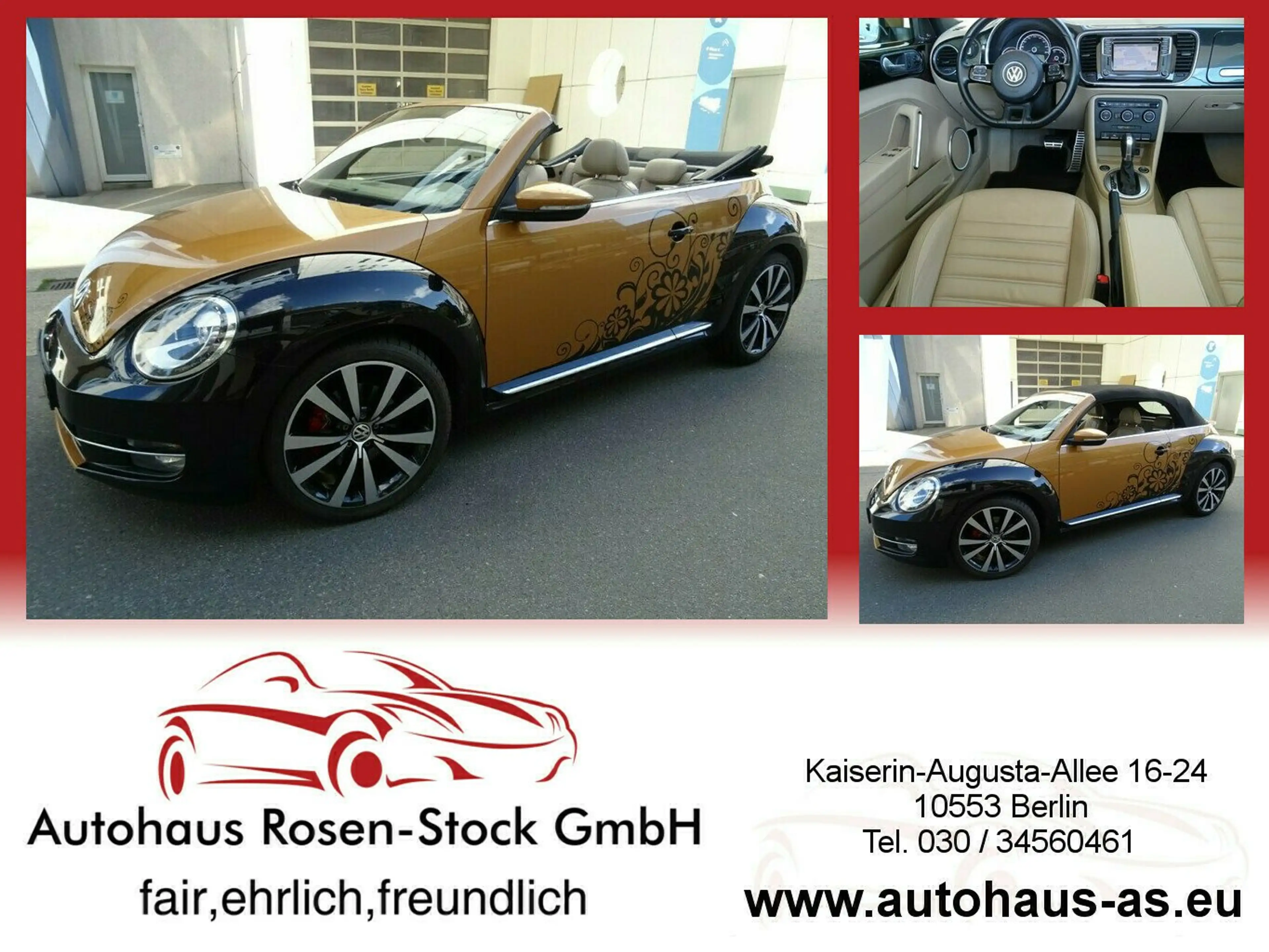 Volkswagen New Beetle 2,0 TSI Cabriolet Autom,Leder,Kamera