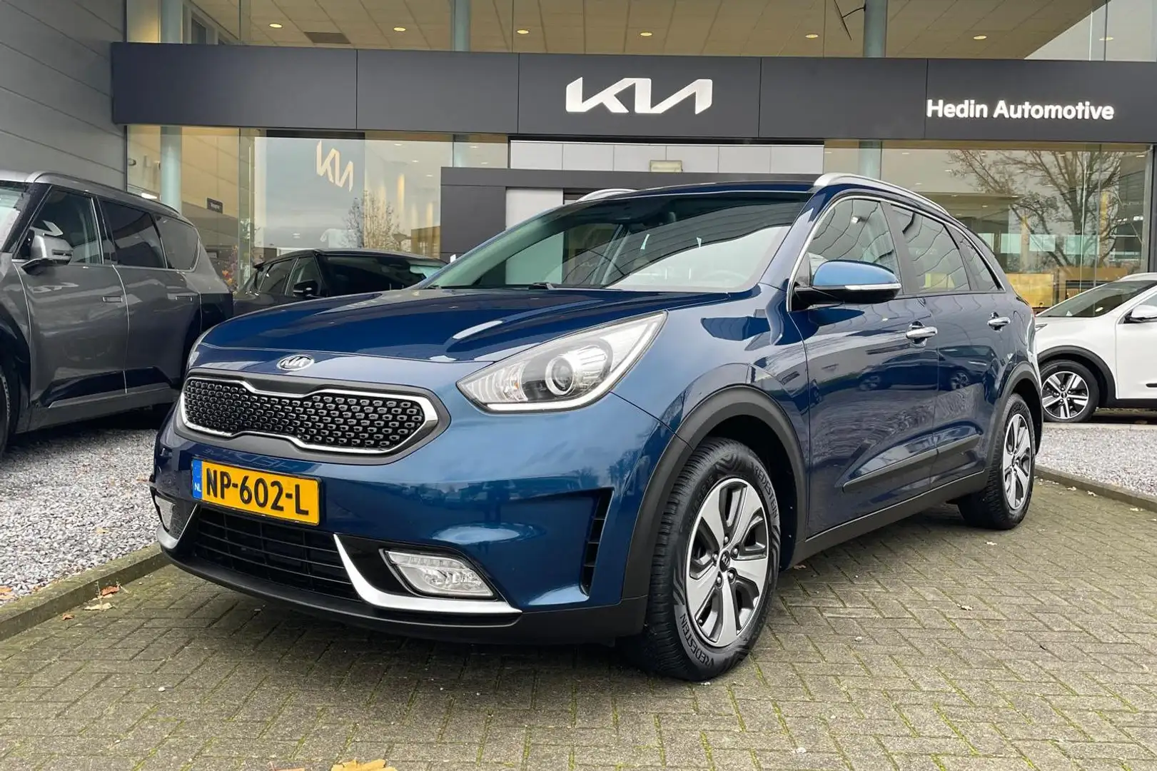 Kia Niro 1.6 GDi Hybrid First Edition Trekhaak | 1300 kg tr Blauw - 2