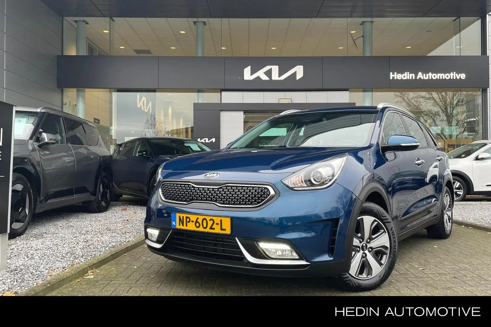 Kia Niro 1.6 GDi Hybrid First Edition Trekhaak | 1300 kg tr Blauw - 1