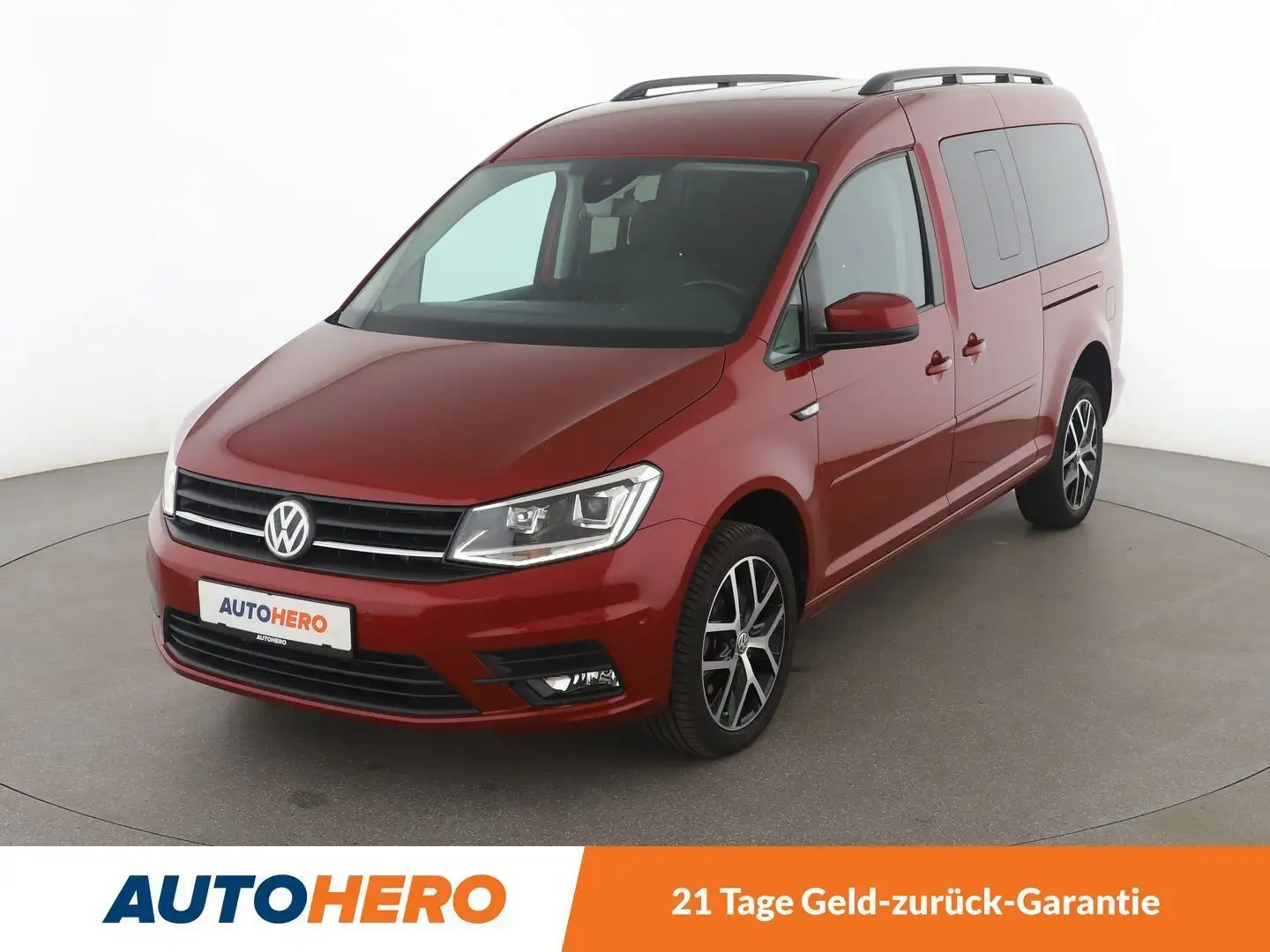 Volkswagen Caddy 2.0 TDI Maxi Beach 4Motion BlueMotion Aut*NAVI*CAM Rouge - 1