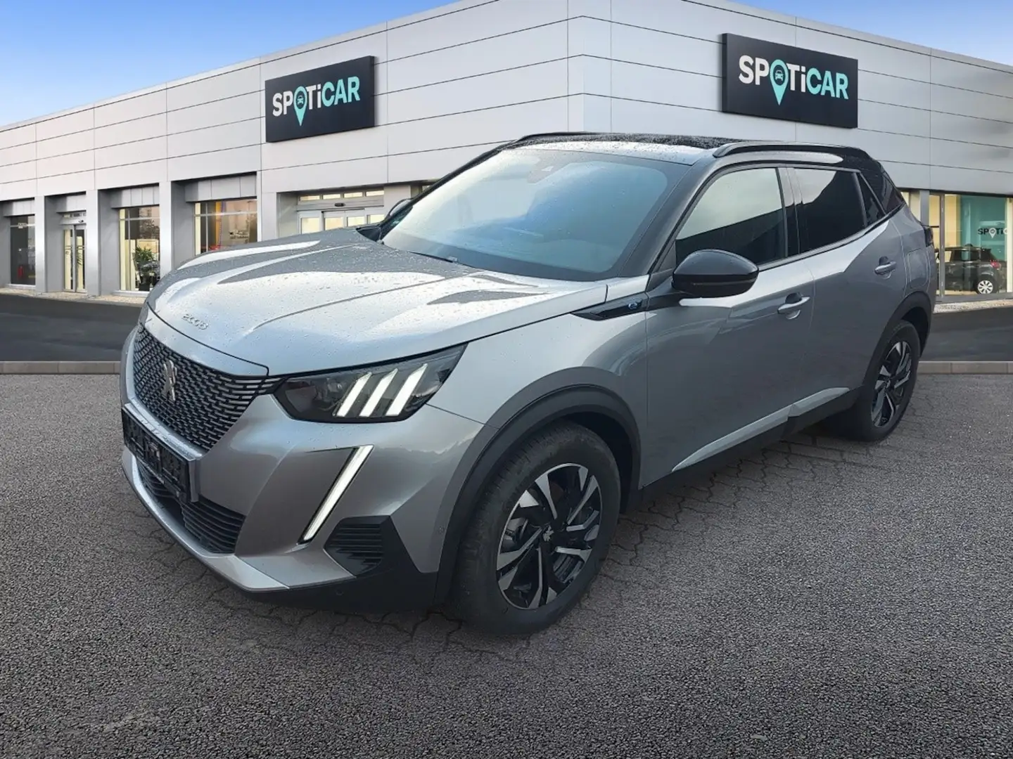 Peugeot e-2008 GT Pack 136 Alcantara/ AGR/ Schiebedach Silber - 1