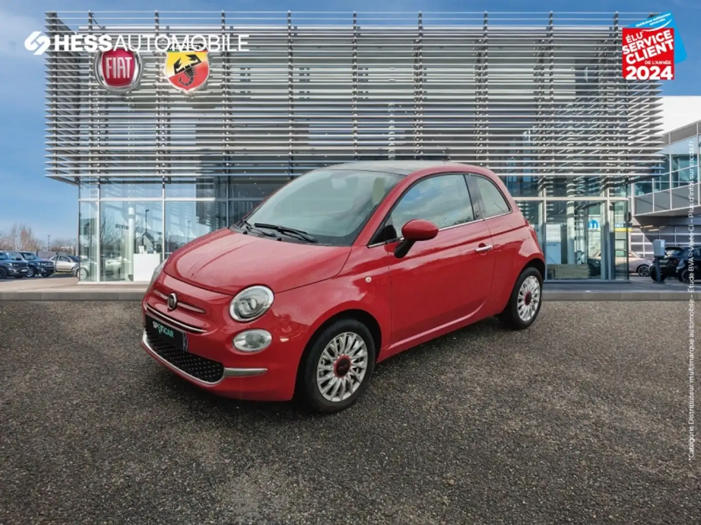 Fiat 500 1.0 70ch BSG S\u0026S (RED) - 1