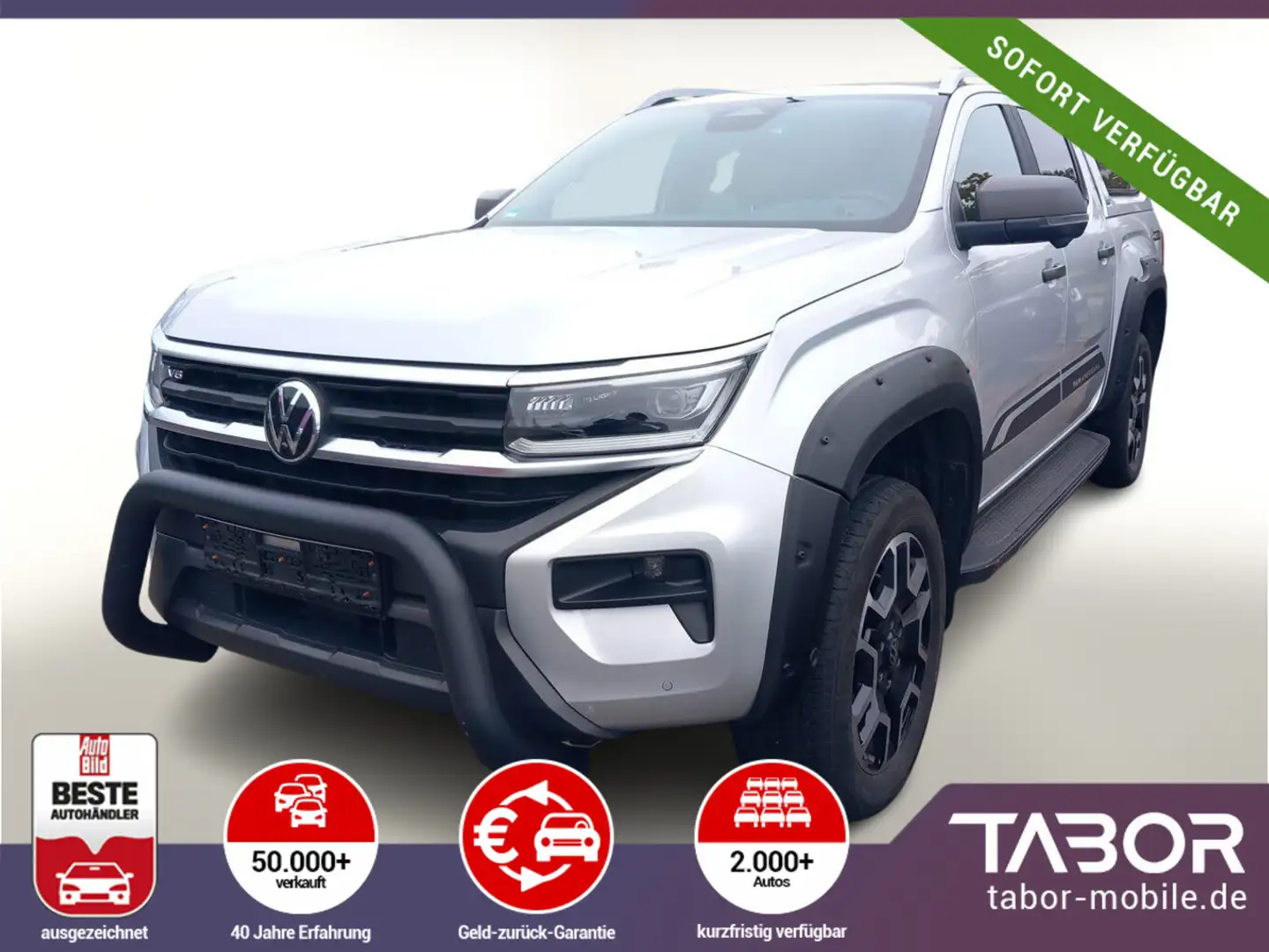 Volkswagen Amarok 3.0 TDI 240 Aut. 4M PanAmericana HardTop Silber - 1