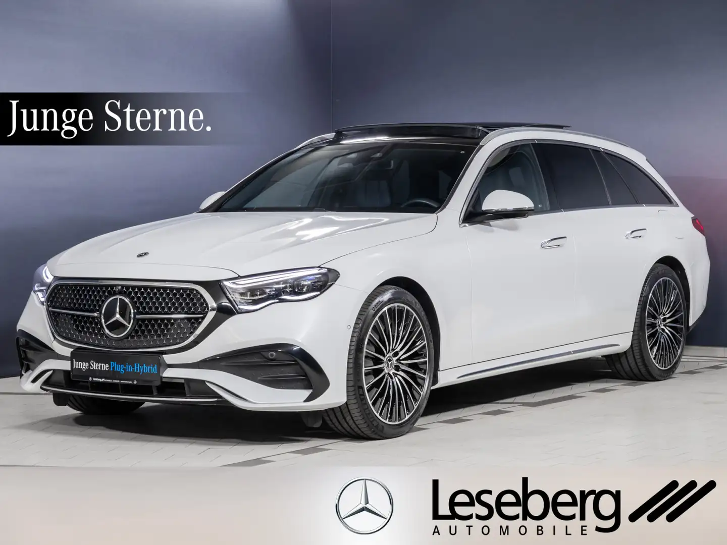 Mercedes-Benz E 300 E 300 T de 4M AMG Digital Light/ Pano/ AHK/ 360° Weiß - 1