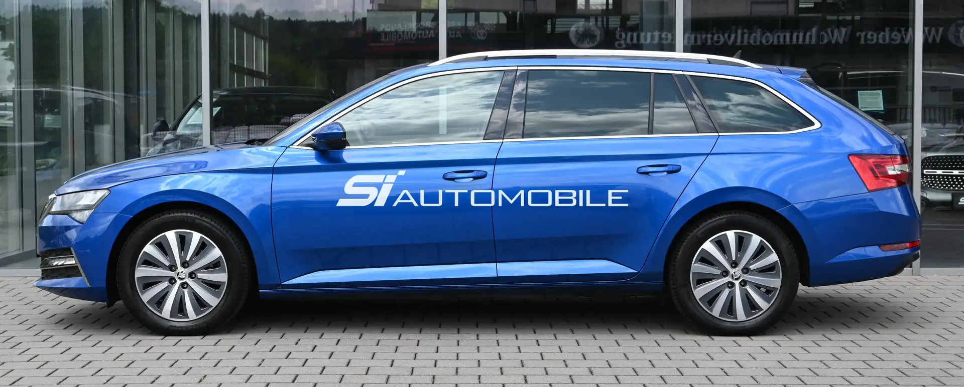 Skoda Superb 1.4 TSI iV DSG AMBITION COMBI *ACC*AHK*PANO*KAMERA Blauw - 2
