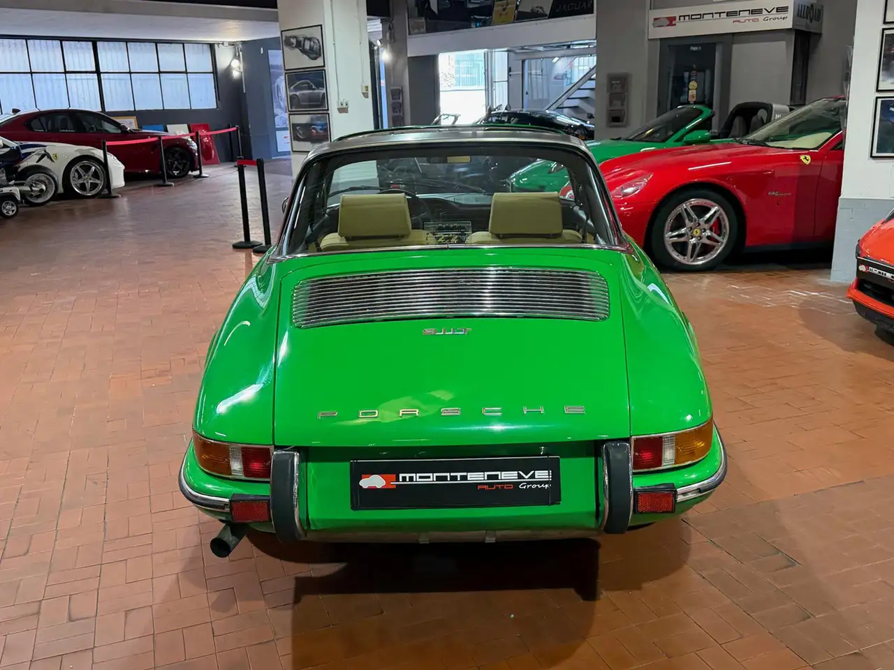 Porsche 911 Targa 2.2T Conda Green-Pelle Beige-Service book, foto 5