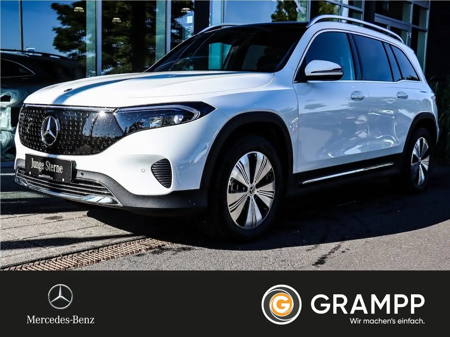 Mercedes-Benz EQB 300 4M Progressive-Advanced/Pano/Fahrassis Weiß - 1