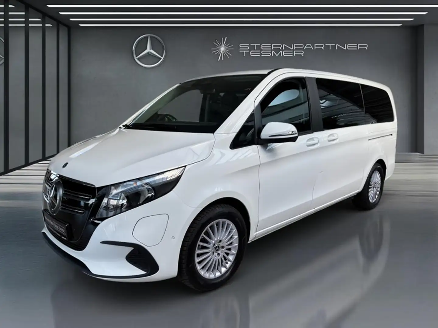 Mercedes-Benz EQV 300 Lang 8-Sitzer 8 Seats-Leather-5JGarantie Blanco - 2