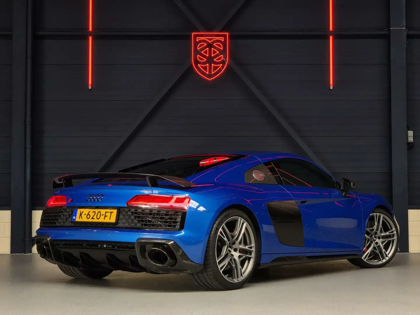 Audi R8 5.2 Performance Quattro |B&O|KERAMISCH|CARBONPAKKE Blauw - 2