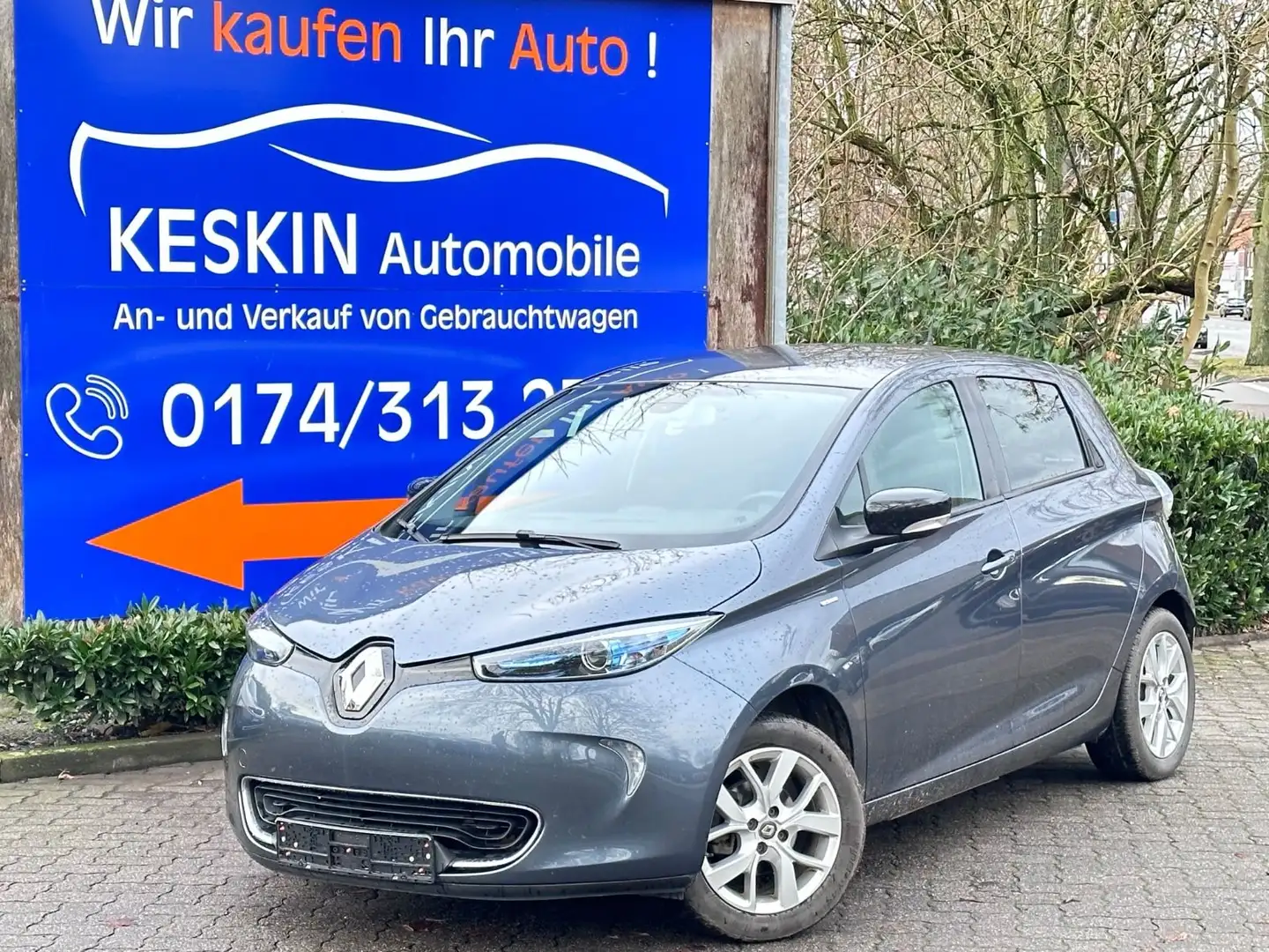 Renault ZOE Zoe Limited*NAVI*TEMPOMAT*ALU*PDC* Grau - 1