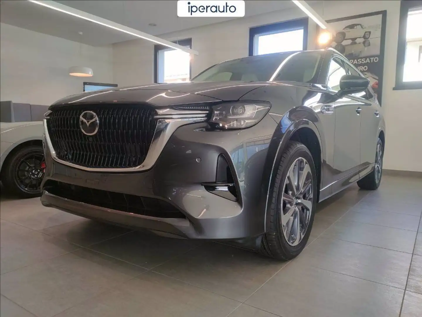 Mazda CX-80 3.3 m-hybrid boost Takumi Plus auto 7p.ti Grigio - 2